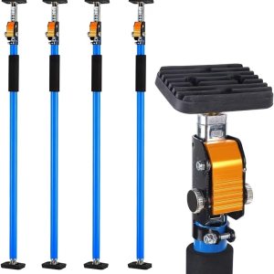 Barra de soporte, barra de soporte de acero de alta calidad con capacidad de 154 libras para gabinete, poste de soporte telescópico rápido con Barra de soporte, barra de soporte de acero de alta calidad con capacidad de 154 libras para gabinete, poste de soporte telescópico rápido con