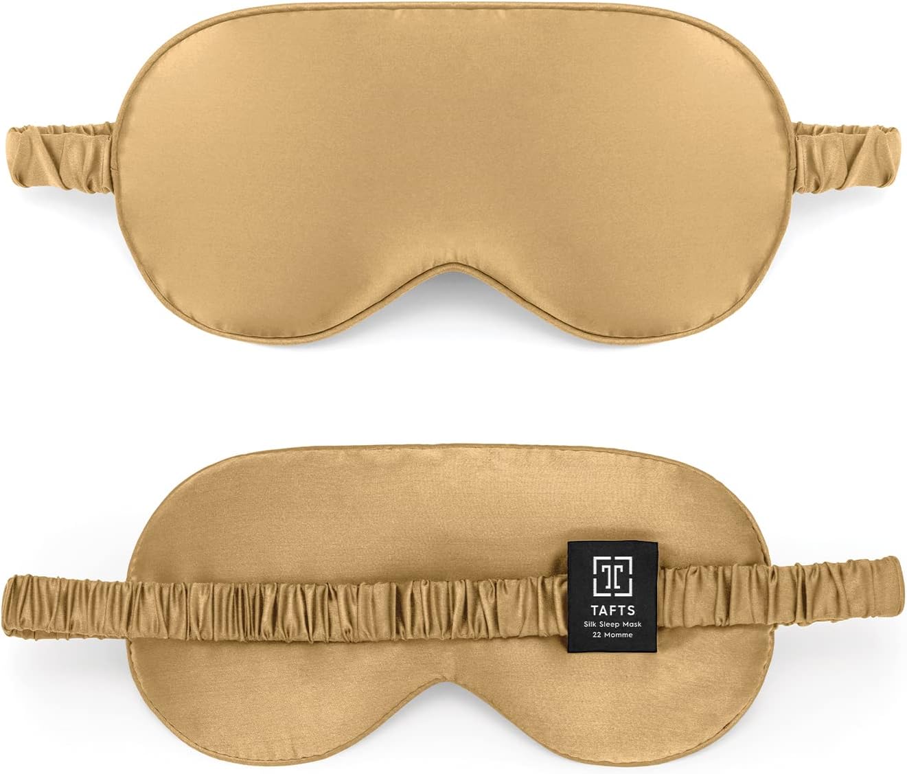 TAFTS Antifaz de seda para dormir, 0.866 in, seda de morera 6A 100% pura y vendaje de ojos, máscara suave para ojos, ligera, para viajes, siestas,