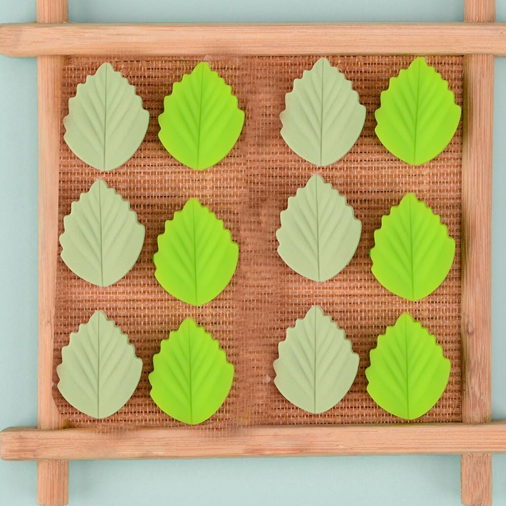 20 protectores de punto de aguja de tejer de punto, protectores de puntos de agujas de hojas, tapones de punto para agujas de tejer, suministros