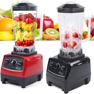 CeRaBuRET 3HP 2200W – Exprimidor de licuadora de grado doméstico resistente, negro, contenedor transparente de 2 L CeRaBuRET 3HP 2200W – Exprimidor de licuadora de grado doméstico resistente, negro, contenedor transparente de 2 L
