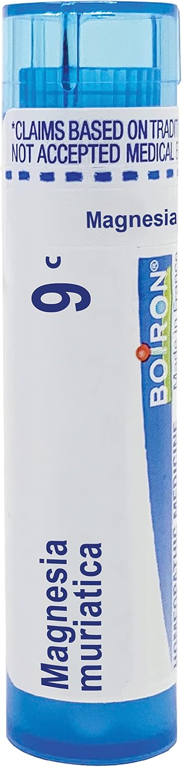 Boiron Magnesia Muriatica 9C Md 80 Pellets para el estreñimiento con heces secas