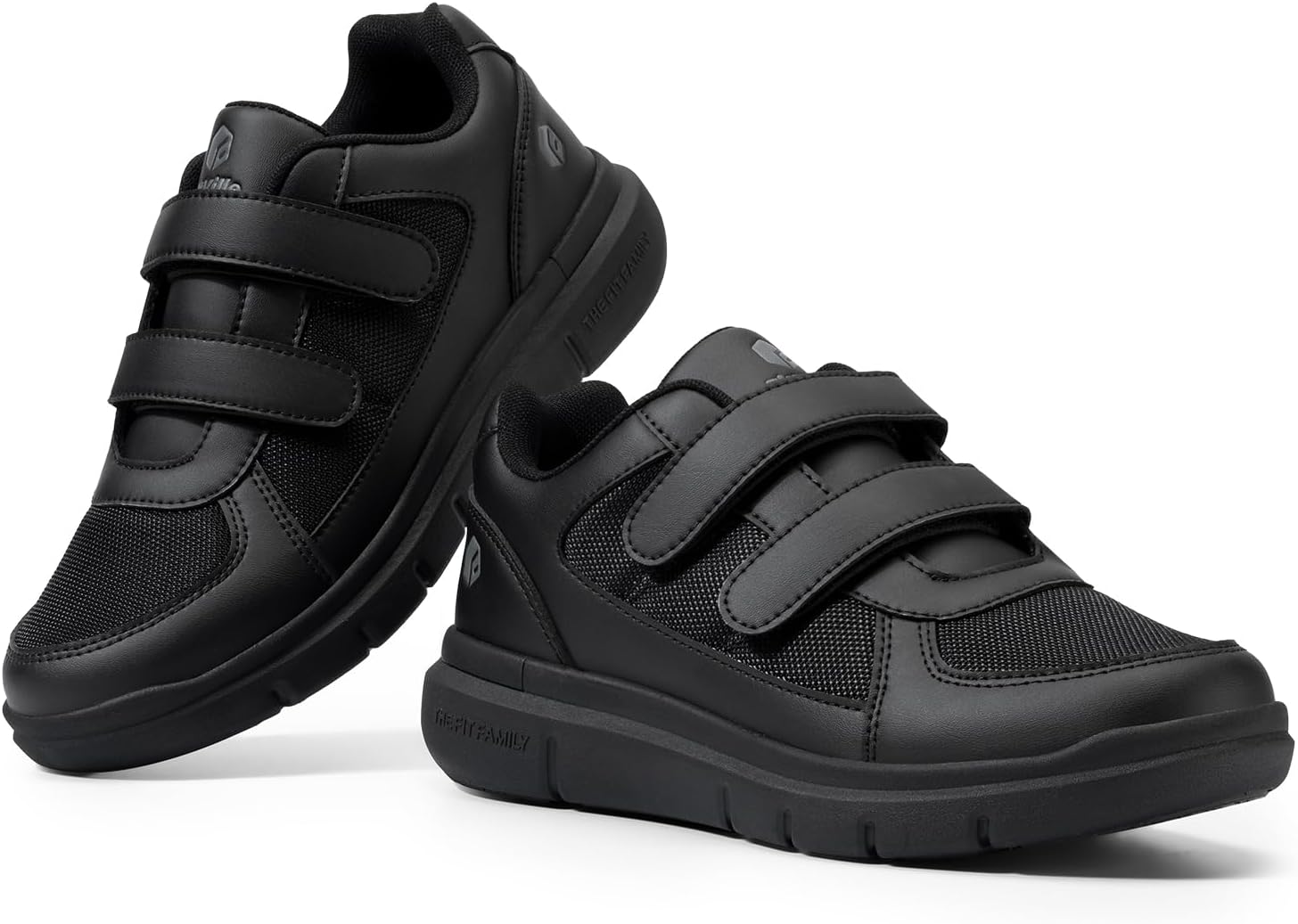 FitVille Zapatos para diabéticos para hombre extra ancho, zapatos diabéticos para hombre para neuropatía, pies hinchados, alivio del dolor con cierre