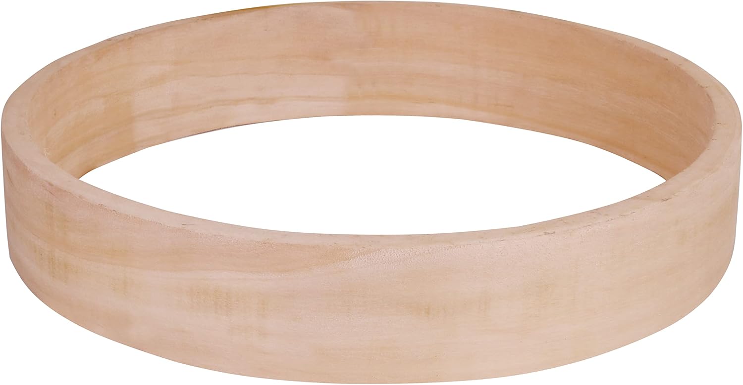 Anillos de marco de madera de cedro nativo chamánico chamánico (20 pulgadas)