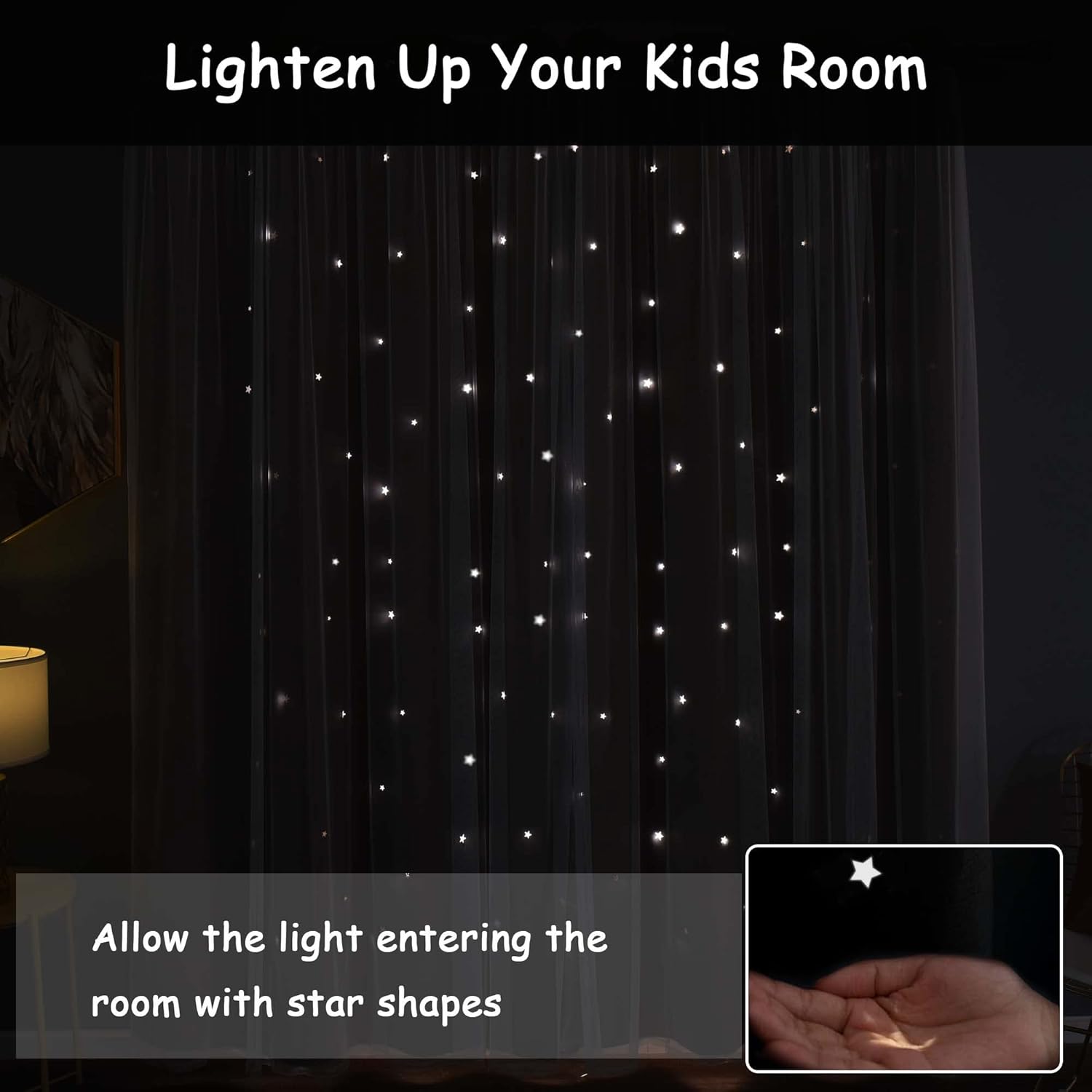 Kinryb Star – Cortinas de doble capa