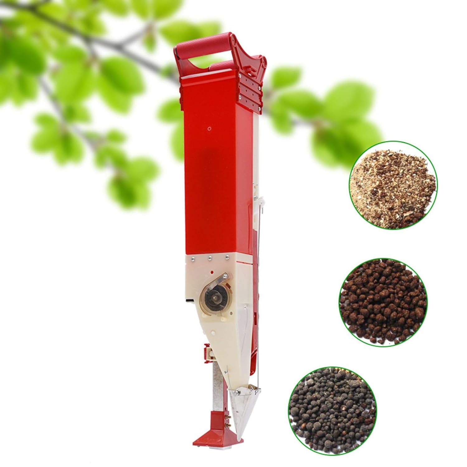 Máquina aplicadora de fertilizante ajustable, aplicador de fertilizante de un solo barril, aplicador de fertilizante portátil, herramientas de