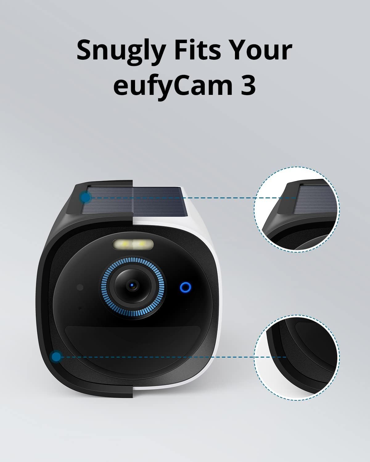 eufy Security eufyCam 3 Skin (2 unidades) – Carcasa protectora para cámara, ideal para uso en exteriores, fácil instalación, protege contra los