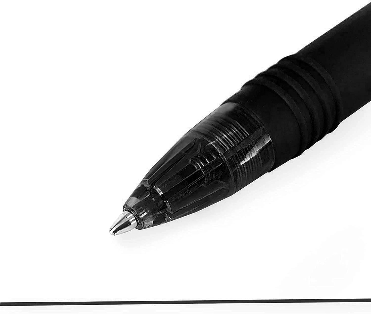 Zebra Z-Grip Smooth – Bolígrafo de 0.039 in, tinta negra y barril, paquete de 10 unidades, en embalaje Zebra