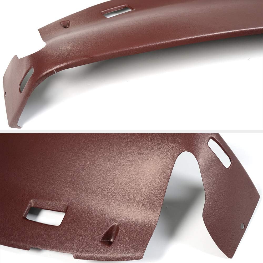G-PLUS Cubierta de salpicadero moldeada roja compatible con Dodge Ram 150025003500 1994 1995 1996 1997