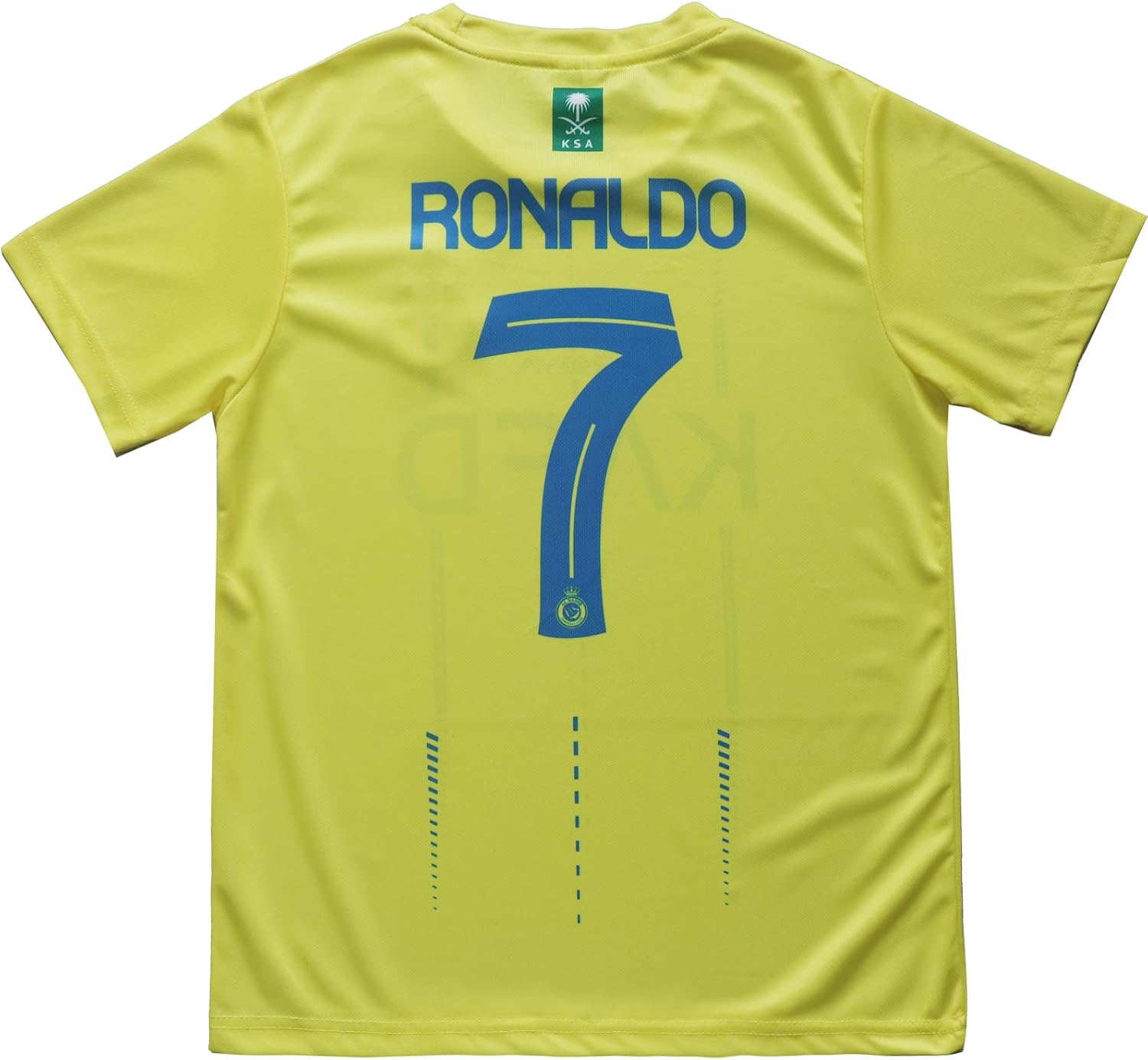 NASSR Riyadh Al RONALDO #7 – Juego de calcetines de fútbol americano para niños 20232024, tallas juveniles