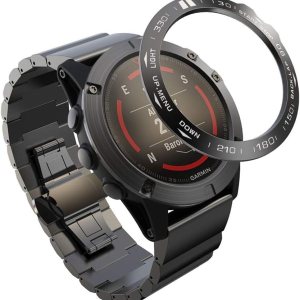 Abanen Para Fenix 5XFenix 5X Plus Bisel de reloj, cubierta adhesiva pulida de acero inoxidable antiarañazos, anillo de cubierta protectora para Abanen Para Fenix 5XFenix 5X Plus Bisel de reloj, cubierta adhesiva pulida de acero inoxidable antiarañazos, anillo de cubierta protectora para