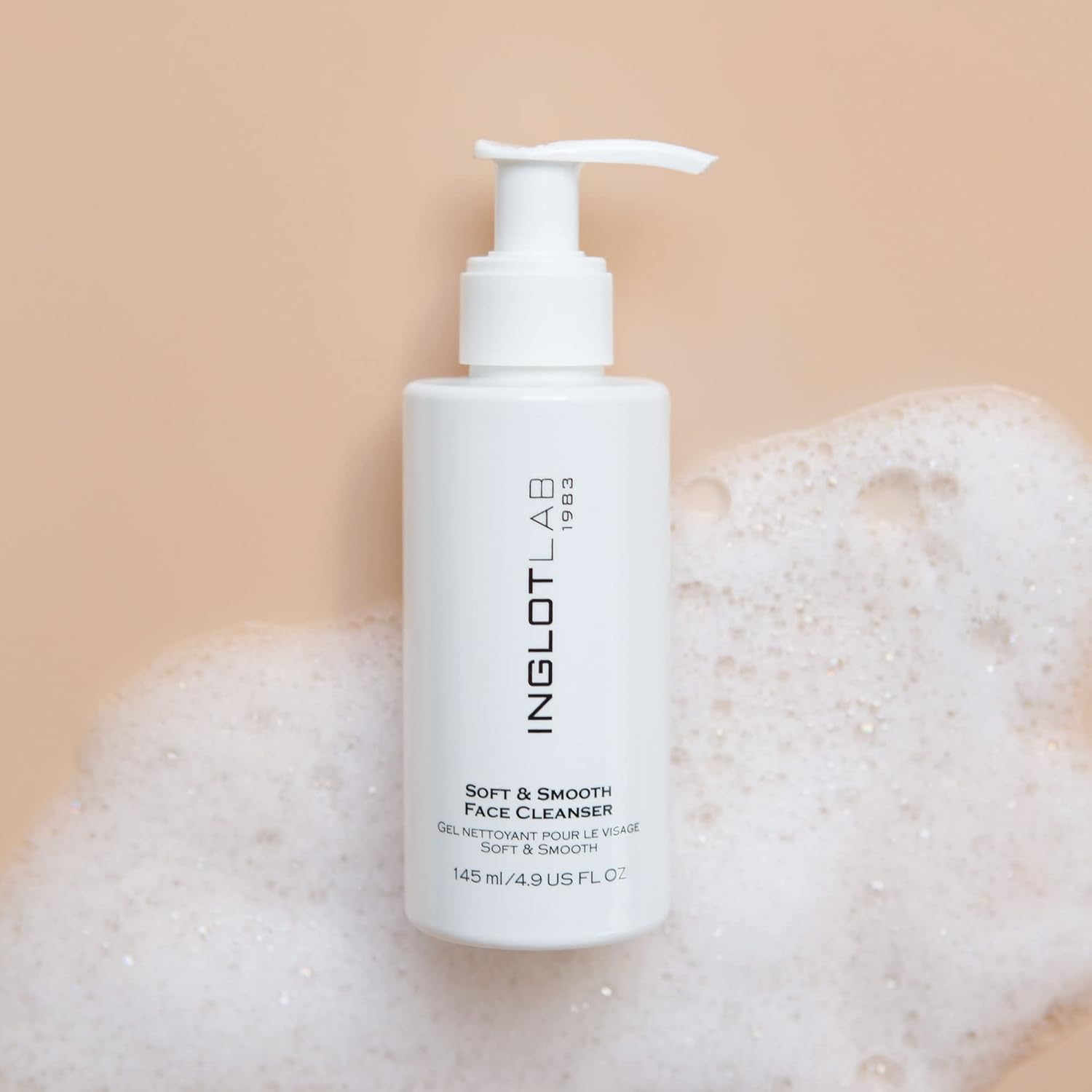 Inglot Gel limpiador facial suave y liso – Elimina imperfecciones y residuos de maquillaje y deja la piel aterciopelada suave e hidratada con
