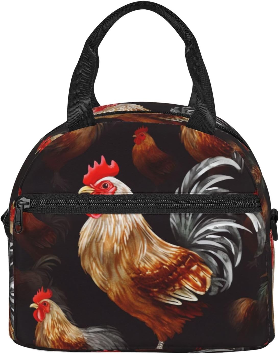 Shine Rooster – Lonchera térmica para mujeres y hombres, reutilizable, a prueba de fugas, bolsa de almuerzo refrigerante, portátil, para viajes,