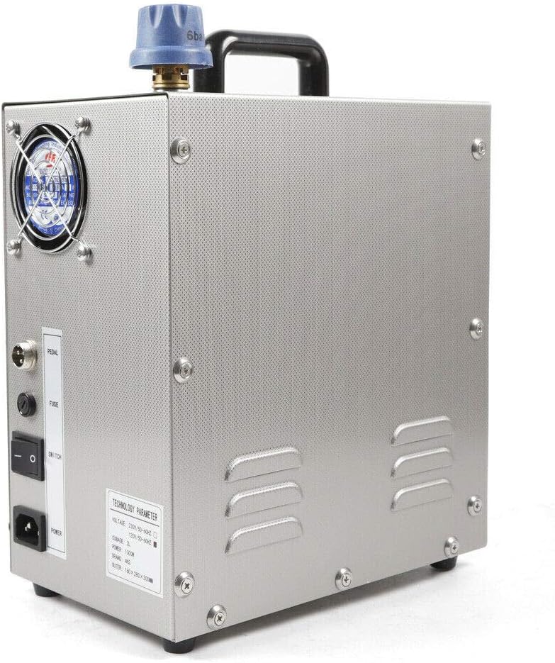 Limpiador a vapor de joyería de 110 V, 1300 W, 2 L, máquina de limpieza a vapor de joyería de acero inoxidable, limpiador de vapor para joyas de