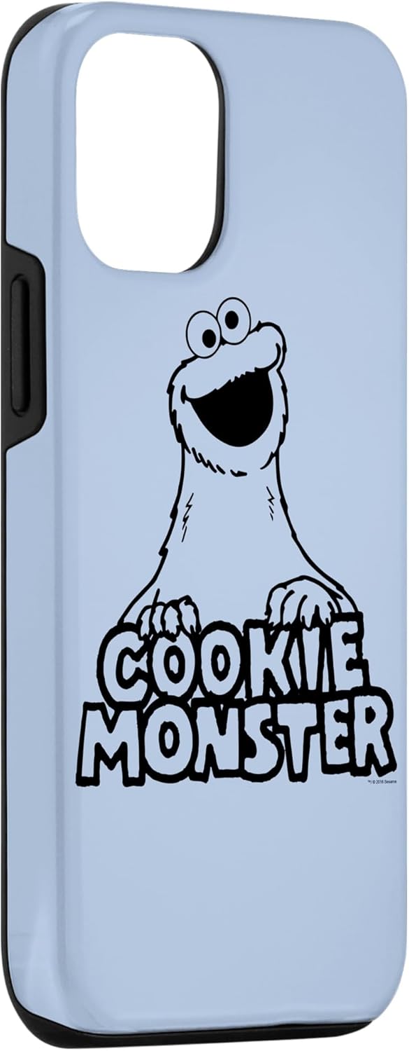 Funda vintage de monstruo de galletas para iPhone 14 Sesame Street