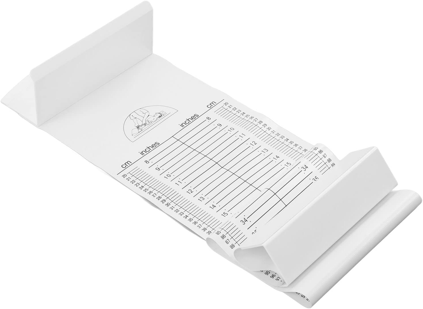 Tapete de medición de regla de altura del infantómetro para bebé, tabla de crecimiento lavable para niños, cinta de tabla de altura lavable para