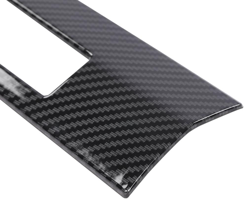 Cubierta de panel de visualización de fibra de carbono compatible con Chevrolet Corvette C8 2020-2022