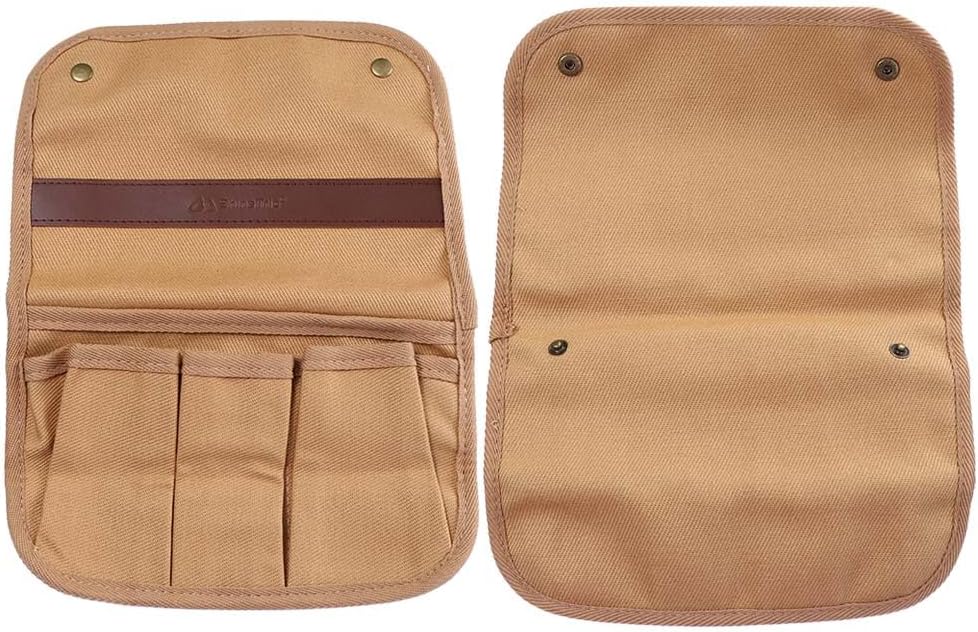 1 bolsillo lateral para silla de exterior, bolsa de almacenamiento para reposabrazos, organizador plegable portátil para acampar al aire libre