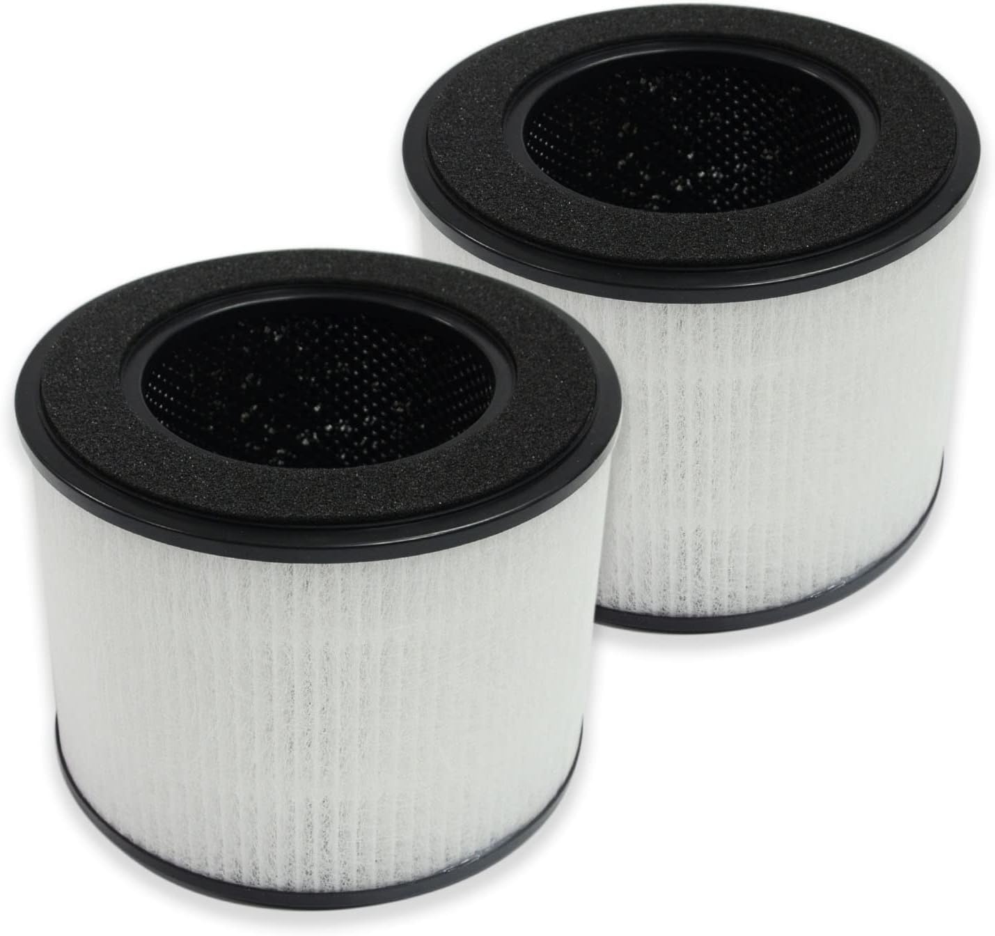 PUREBURG Paquete de 2 filtros HEPA de repuesto 3 en 1 compatibles con el purificador de aire HIMOX H02