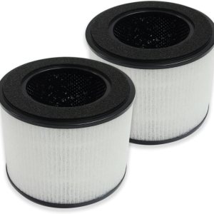 PUREBURG Paquete de 2 filtros HEPA de repuesto 3 en 1 compatibles con el purificador de aire HIMOX H02 PUREBURG Paquete de 2 filtros HEPA de repuesto 3 en 1 compatibles con el purificador de aire HIMOX H02
