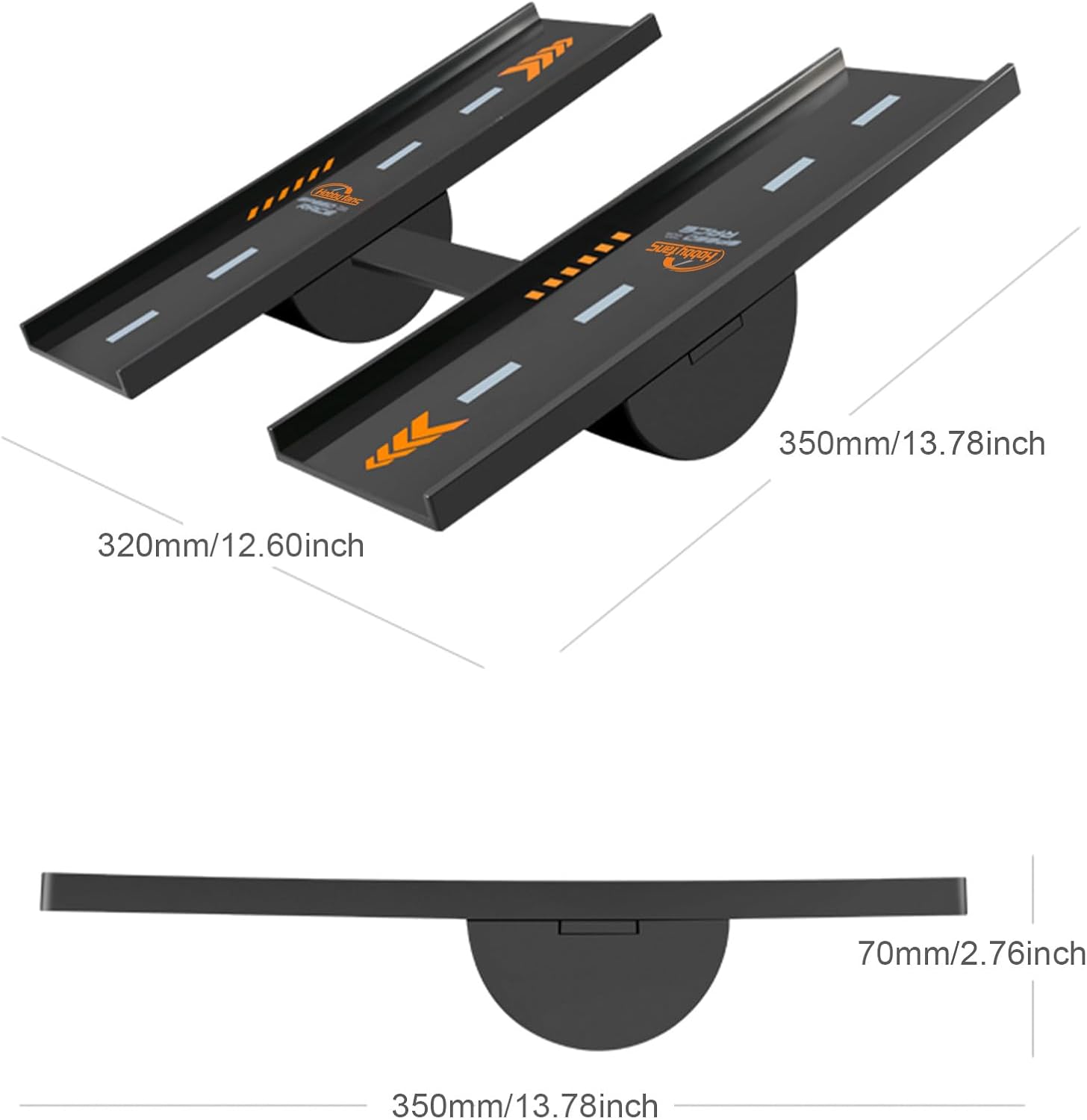 Hobby Fans Rampa de salto de coche RC tablero de despegue de coche RC Stunt Playset para 18 110 112 114 116 RC Crawler Accesorios de coche