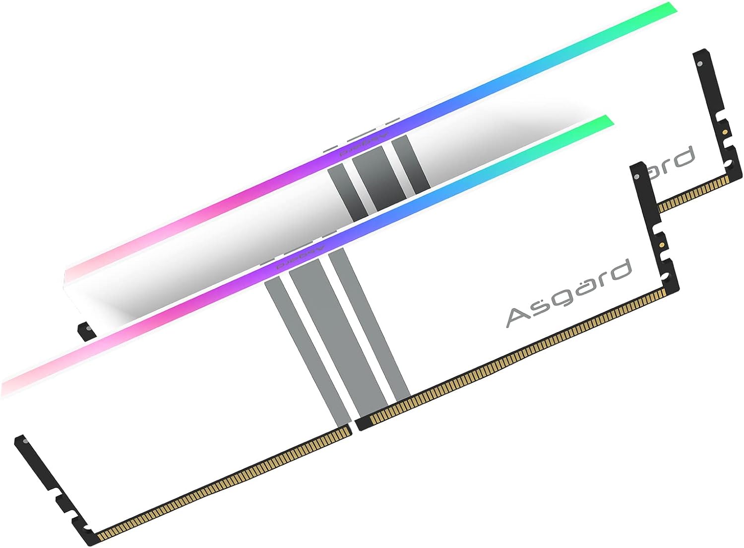 DDR4 Ram Asgard Valkyrie Series 16 GB (2 x 8 GB) 288 pines DRAM DDR4 3600 CL18-22-22-42 1.35V Modelo de memoria de escritorio de doble canal – Blanco