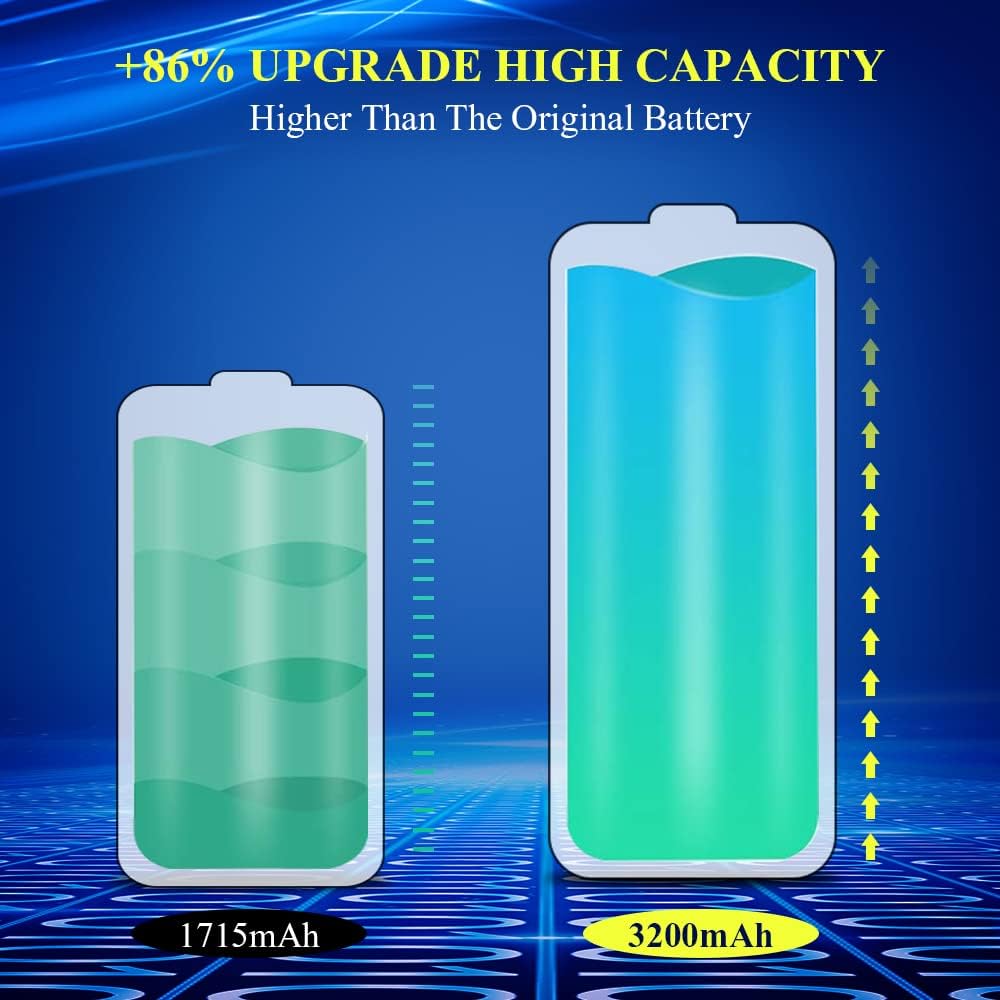 3200 mAh Batería para iPhone 6S (nueva versión 2023), nuevo reemplazo de batería de 0 ciclos de mayor capacidad mejorada para iPhone 6S modelo