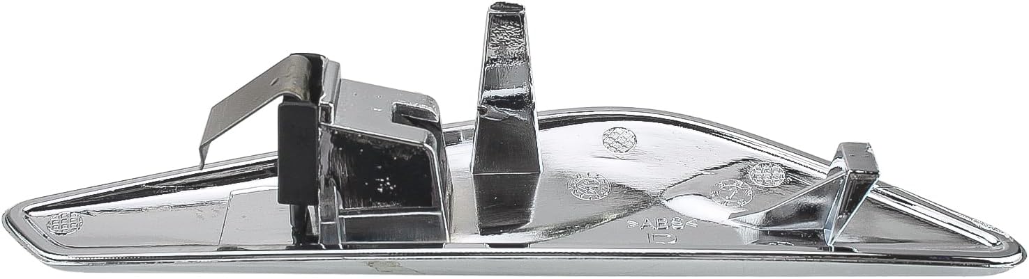 AUTOKAY Guardabarros delantero cromado para BMW F25 X4 F26 X3 2013-2017 sustituye a 51117338569 51117338570