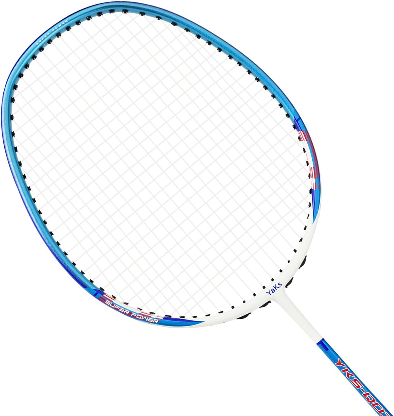 YAKS Juego de raquetas de bádminton de entrenamiento de estudiantes adultos de alta elasticidad profesional de carbono 3U, 2 uds. Tipo duradero
