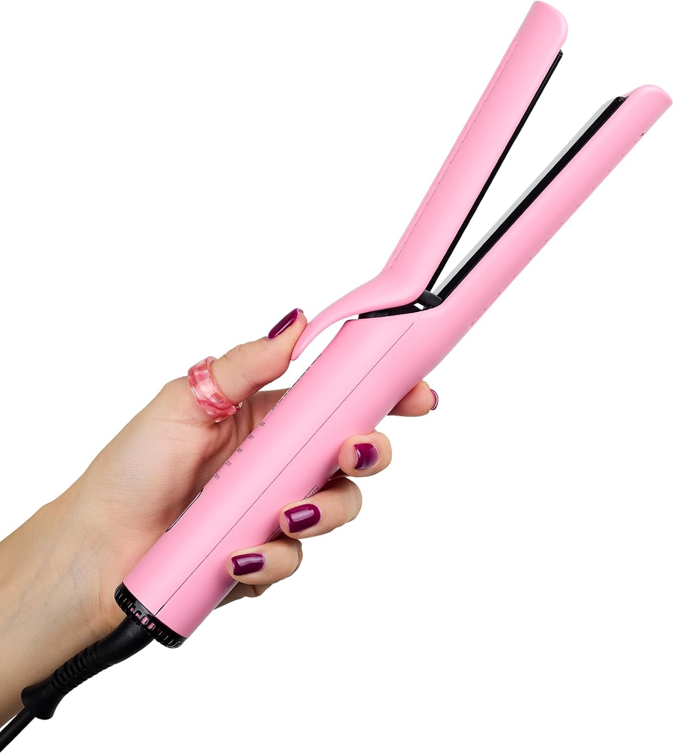 Sunny Styler – Plancha plana para peinar, alisador y rizador de pelo 2 en 1, placas de cerámica, revestimiento de turmalina, rejillas de ventilación