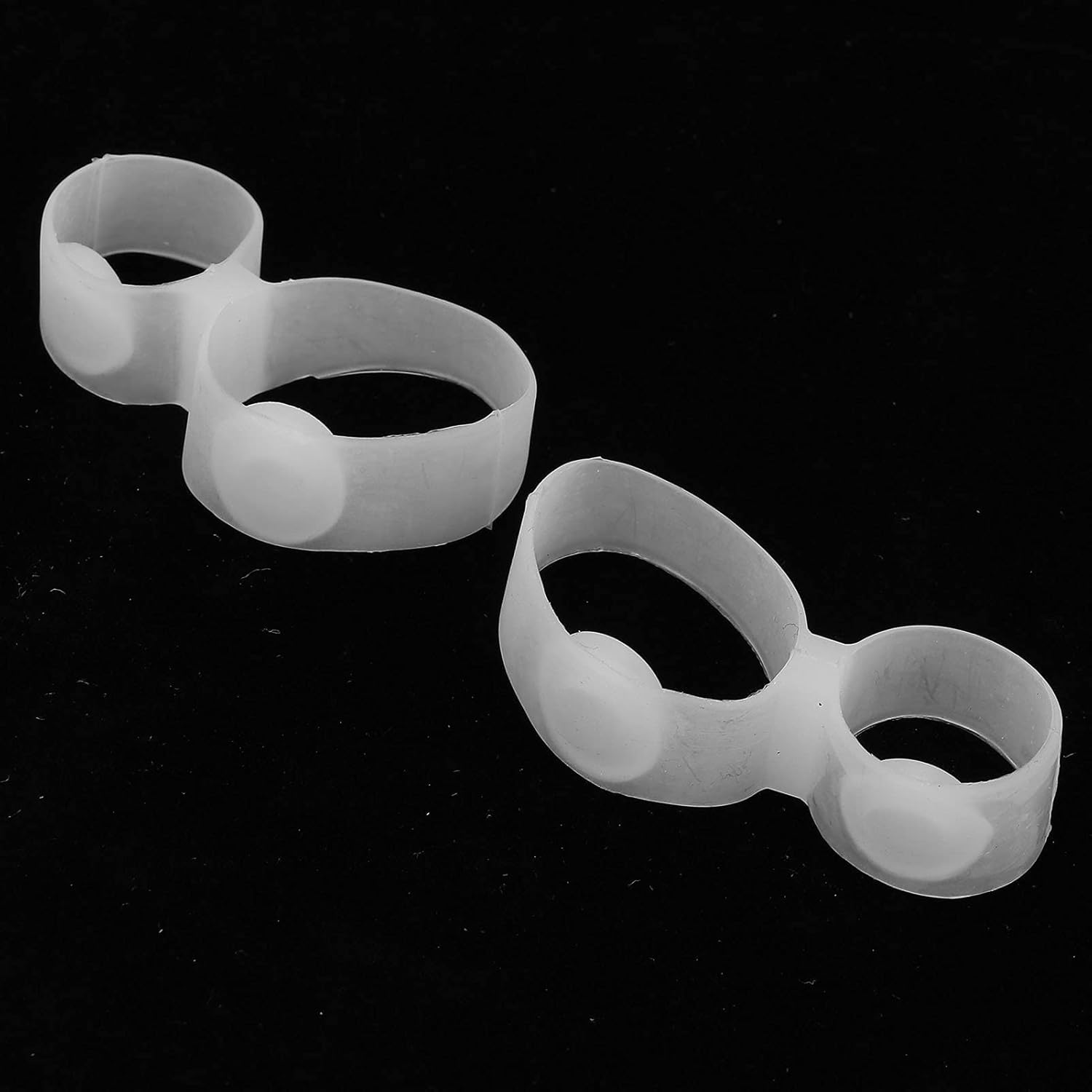 2 piezas de anillos magnéticos para dedos de los pies, de silicona, para masaje de pies, metabolismo, herramienta magnética de masaje de pies,