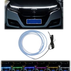 Kit de haz de campana de arranque dinámico de escaneo, kit dinámico para capó de automóvil, tira de luz diurna de 5970 pulgadas, impermeable, Kit de haz de campana de arranque dinámico de escaneo, kit dinámico para capó de automóvil, tira de luz diurna de 5970 pulgadas, impermeable,