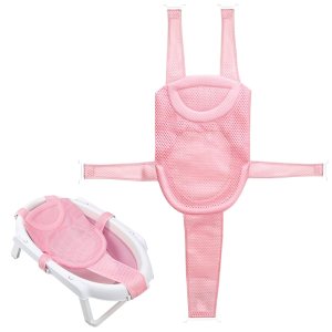 Colorlife Red de soporte para asiento de baño para bebé, ajustable, cómoda, antideslizante, de cinco puntas, malla para recién nacido de 0 a 6 Colorlife Red de soporte para asiento de baño para bebé, ajustable, cómoda, antideslizante, de cinco puntas, malla para recién nacido de 0 a 6