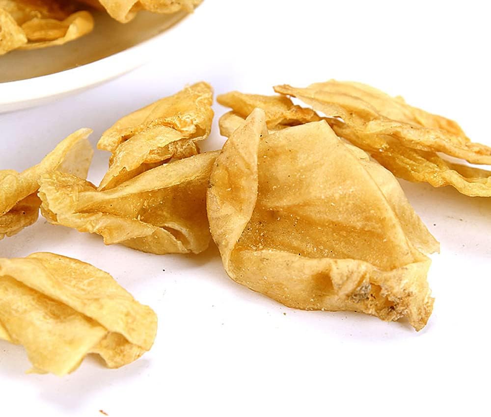 Membrana de molleja de pollo natural seco entero, membrana de molleja de pollo Ji Nei Jin, tripas de pollo, (8.82 oz(0.55 libras))