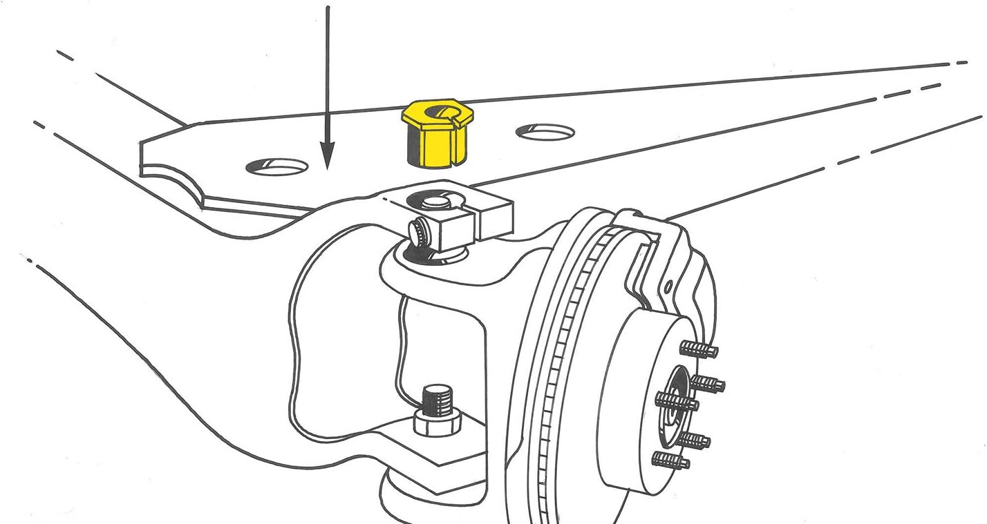 MOOG K8979 Rueda de alineaciónbuje de inclinación para Ford Ranger