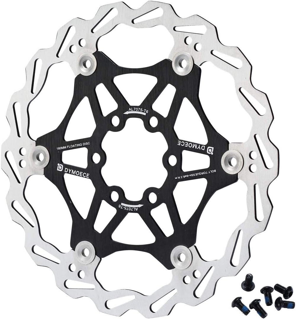 Rotor de freno de disco flotante de bicicleta con 6 pernos para bicicleta de carretera de montaña MTB