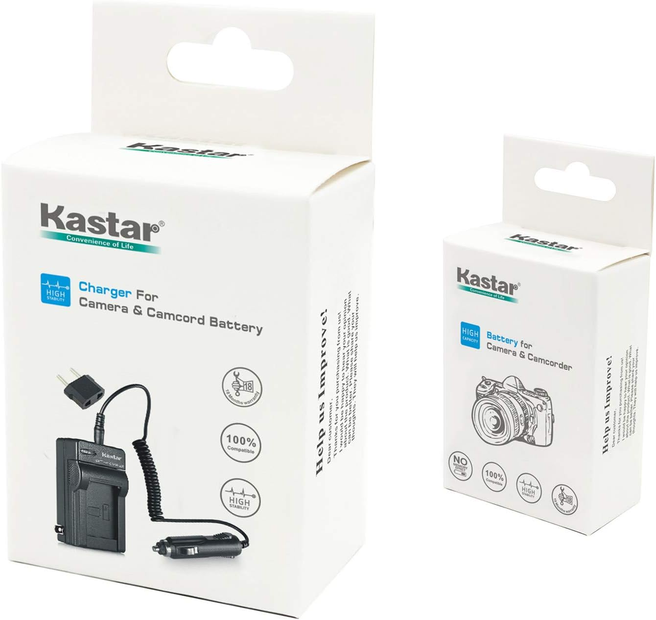 Kastar Batería NP-FW50 (paquete de 1) y cargador para Sony BC-VW1 BC-TRW y Alpha 7 a7 a7R a3000 a5000 a6000 NEX-3 3N NEX-5 5N 5R 5T NEX-6 NEX-7