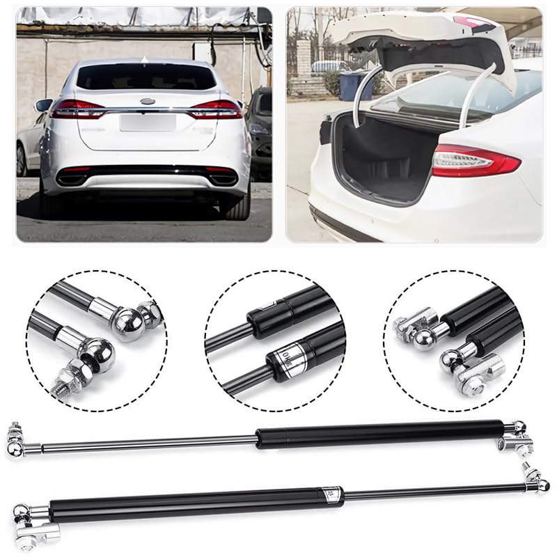 2 piezas de accesorios de asistencia de choque hidráulico para maletero trasero con carga de gas, barra de apoyo de resorte, barra de apoyo para