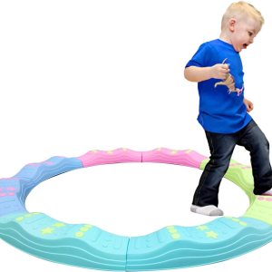 Colored Balance Beams for Kids, Wavy Toddler Stepping Stones, 8 Pcs, Non-Slip Surface and Rubber Edges, Promote Agility, Strength, Coordination Colored Balance Beams for Kids, Wavy Toddler Stepping Stones, 8 Pcs, Non-Slip Surface and Rubber Edges, Promote Agility, Strength, Coordination