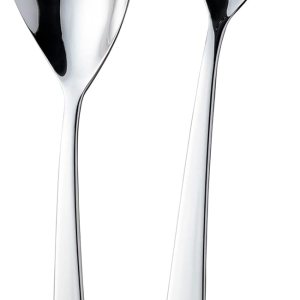 Royal van Kempen & Begeer Royal – Juego de servir (2 piezas) cuchara de ensalada + tenedor, 2 piezas, acabado de espejo Royal van Kempen & Begeer Royal – Juego de servir (2 piezas) cuchara de ensalada + tenedor, 2 piezas, acabado de espejo