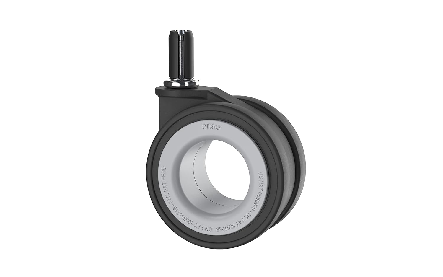 Enso Ruedas de repuesto para silla de oficina, 70 Okina Mu Series – Gris (juego de 5)
