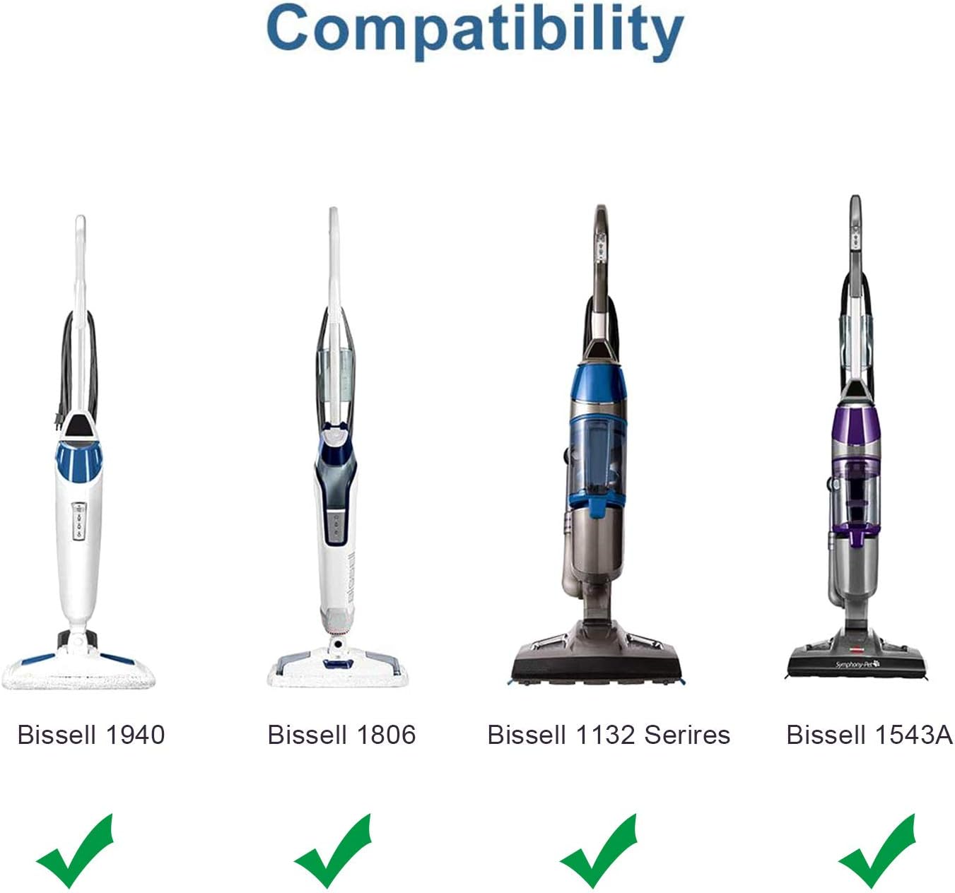 Maitys Discos aromáticos de repuesto para trapeador de vapor, almohadilla perfumada compatible con Bissell Powerfresh y Symphony Series, se adapta a