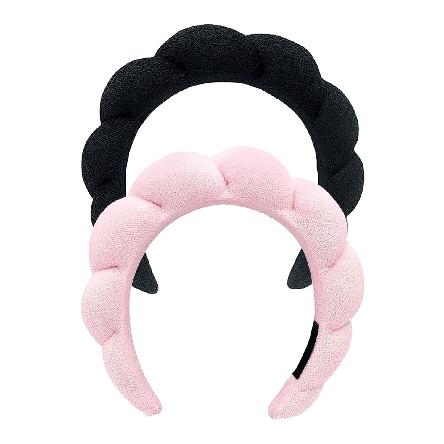 Diadema de spa para mujer, diadema de esponja para lavar la cara, diadema de maquillaje, diademas de cuidado de la piel para eliminación de