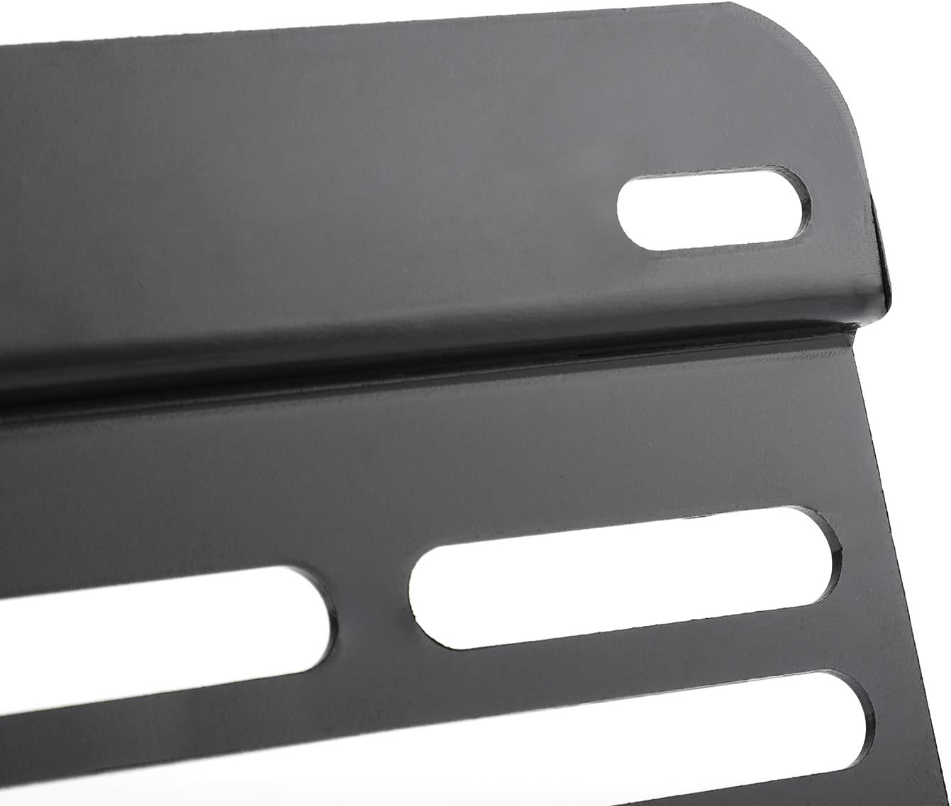 Gancho de remolque de parachoques Soporte de montaje para placa de matrícula para Mazda3 Mazda6 13-up Mazda CX-5 16-up MX-5 Miata Negro