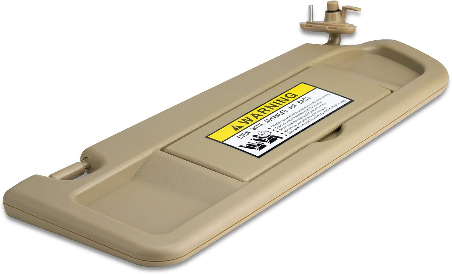 Visera solar del lado del pasajero derecho compatible con Honda Civic 2006-2011 EX LX Sedan SI Coupé reemplaza 83230-SNA-A01ZB (beige)