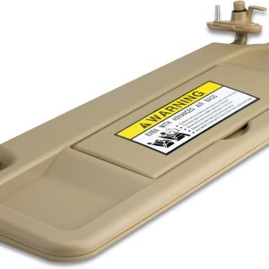 Visera solar del lado del pasajero derecho compatible con Honda Civic 2006-2011 EX LX Sedan SI Coupé reemplaza 83230-SNA-A01ZB (beige) Visera solar del lado del pasajero derecho compatible con Honda Civic 2006-2011 EX LX Sedan SI Coupé reemplaza 83230-SNA-A01ZB (beige)