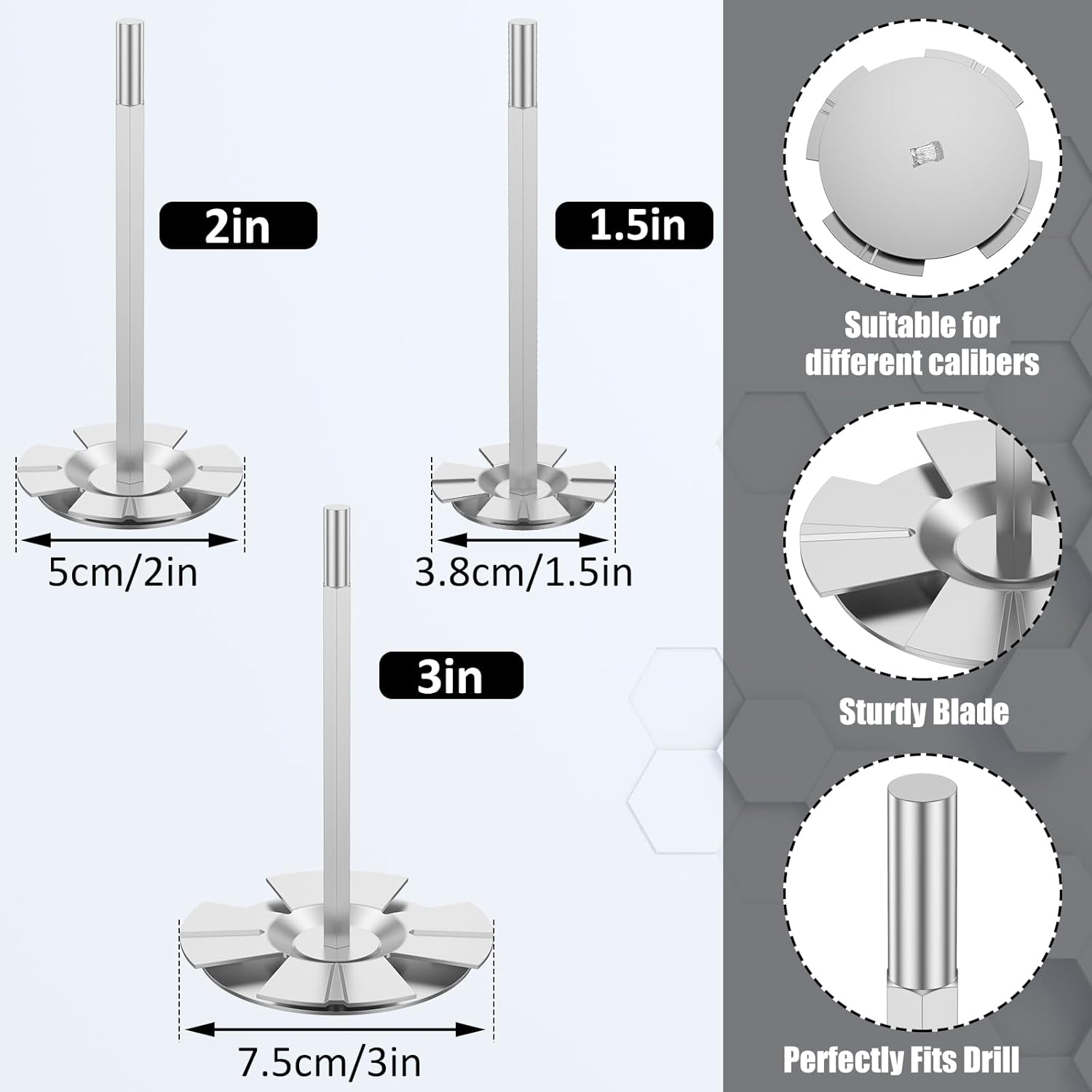 Juego de 3 piezas de protectores de enchufes de PVC, juego de ahorro de enchufes, herramienta de corte de conducto de PVC de acero inoxidable de