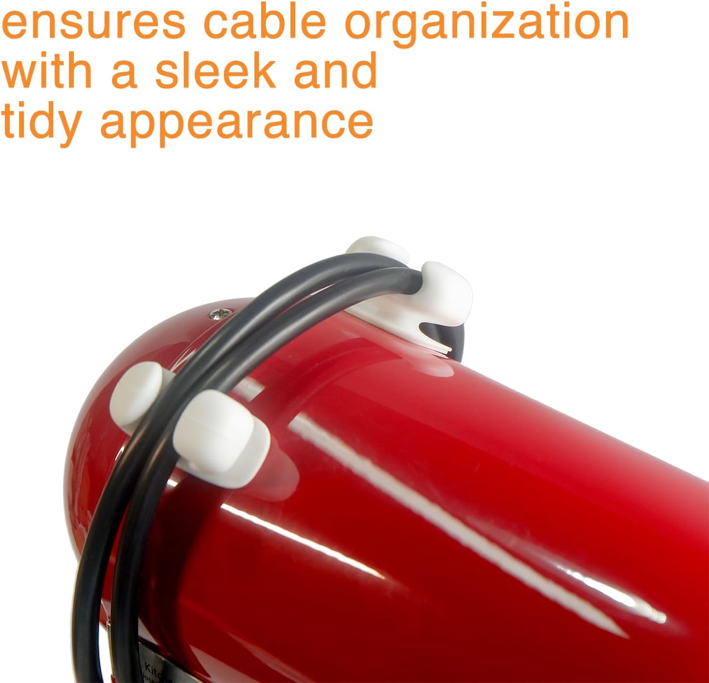 Organizador de cables para electrodomésticos6 unidades de cuerda para electrodomésticos de cocina, organizador de cables, soporte de cable para