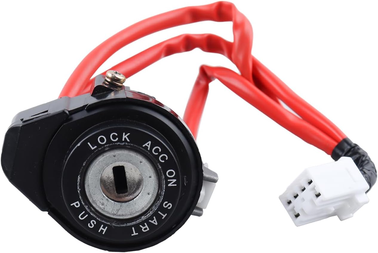 Interruptor de cilindro de bloqueo de encendido con 2 llaves compatible con Kia Optima 2011-2015 2013-2017 Kia Rio 81900-1WK00
