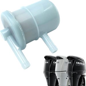 Filtro de combustible compatible con 25 30 40 50 60 90 100 115 140 HP Suzuki fuera de borda Sierra reemplazar cuatro tiempos motor de motocicleta y Filtro de combustible compatible con 25 30 40 50 60 90 100 115 140 HP Suzuki fuera de borda Sierra reemplazar cuatro tiempos motor de motocicleta y