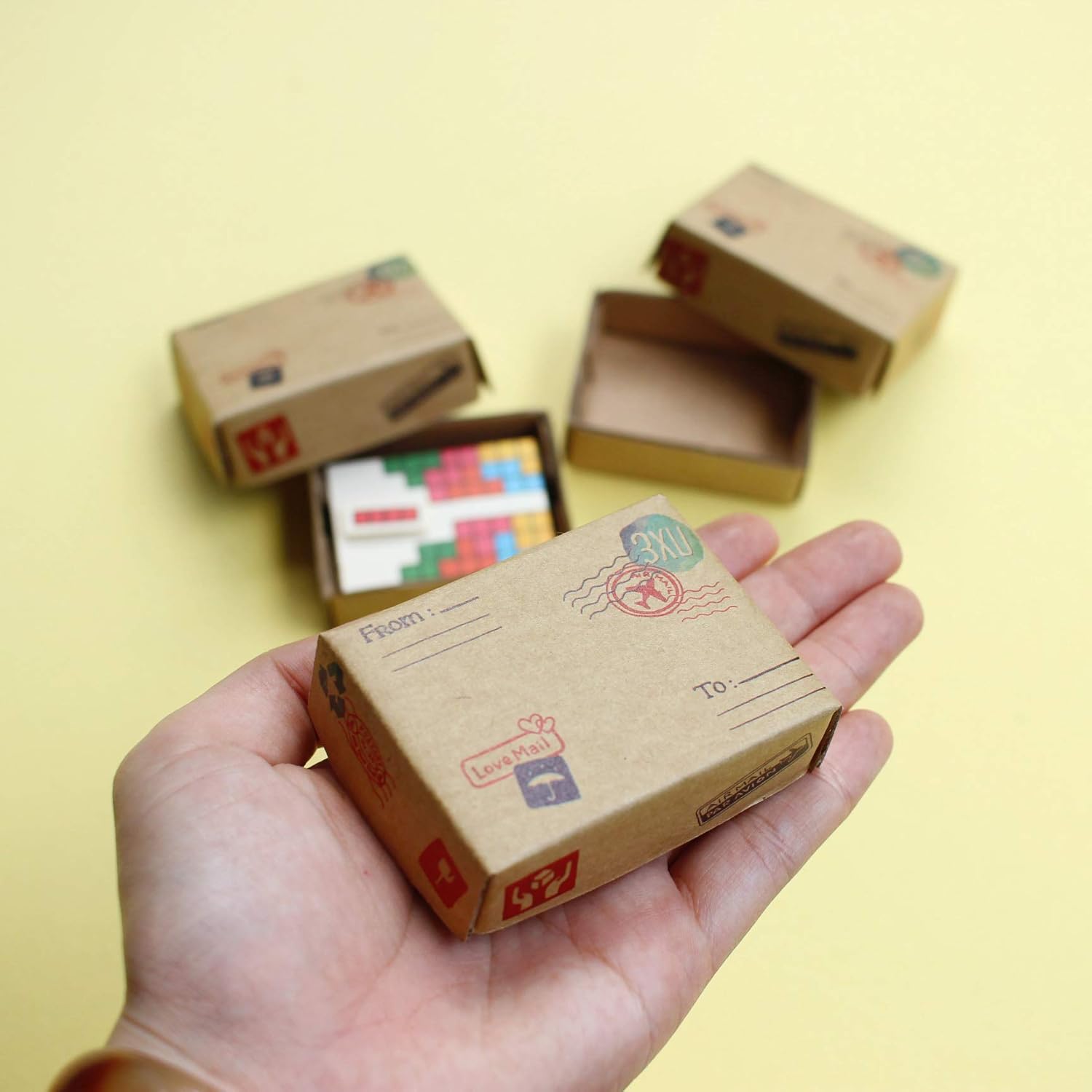 Bonita tarjeta de amor  Tarjeta de aniversario  Caja de regalo de San Valentín hecha a mano  Regalo sorpresa para ella o para él  Tarjeta de